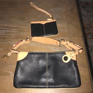Dooney and Bourke shoulder bag & matching wristlet